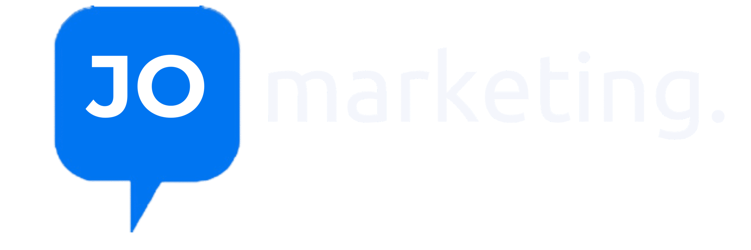 JO Marketing logo white