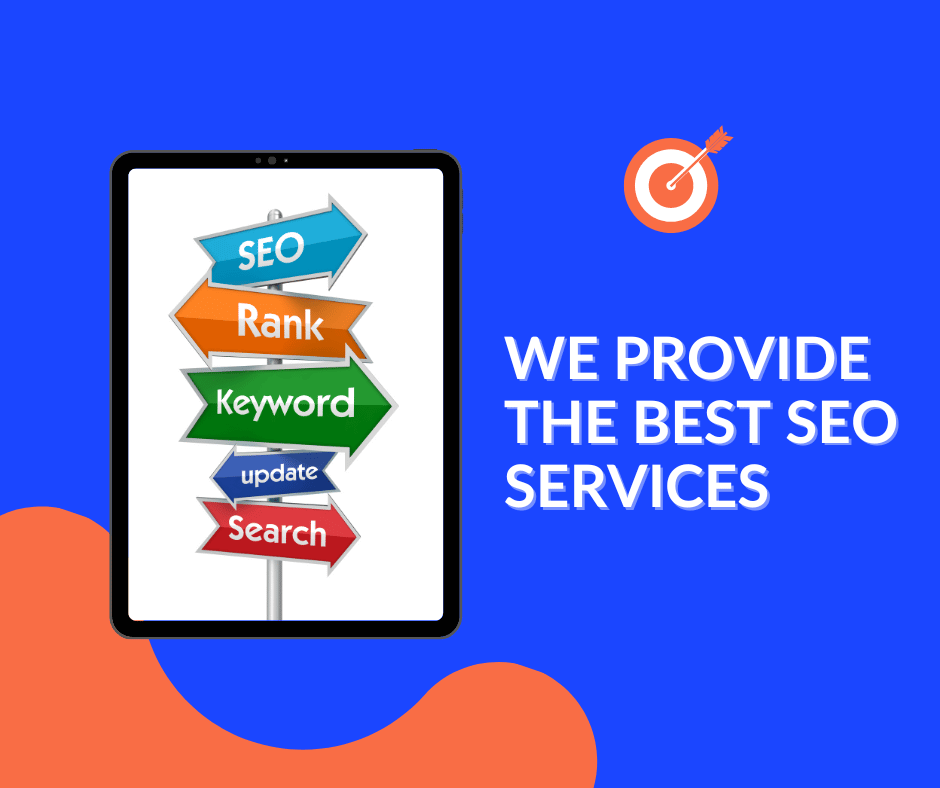 Blue Modern We Provide the Best Seo Services